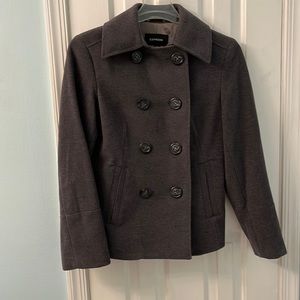 Grey peacoat. Size 10. Worn only a few times. Like new condition.